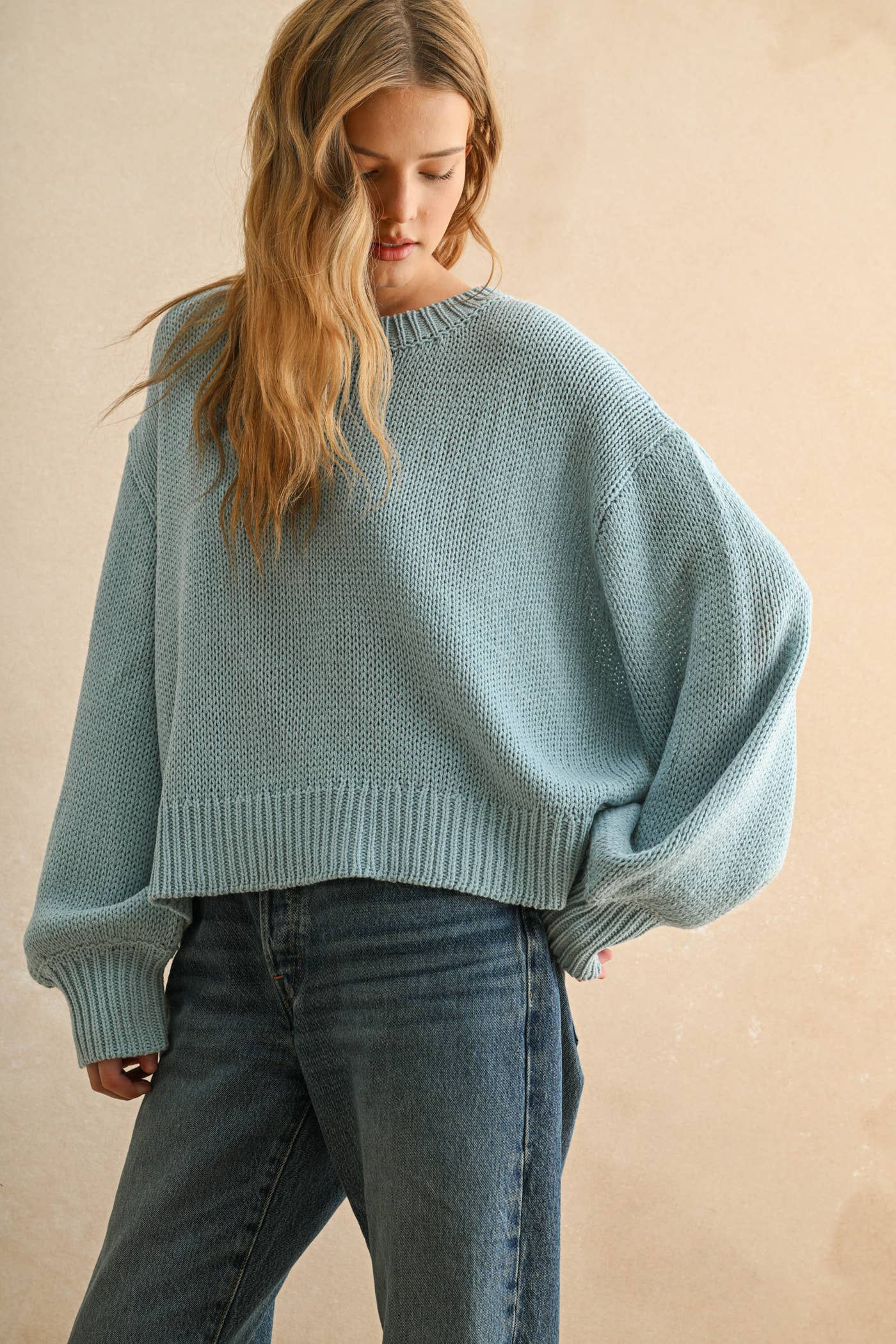Balloon Sleeve Sweater
