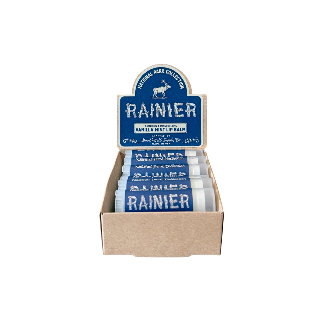 Rainier National Park Lip Balm - Vanilla Mint