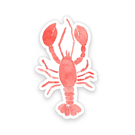 Watercolor Lobster Sticker
