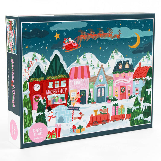 Santa's Village 500 Piece Holiday Jigsaw Puzzle