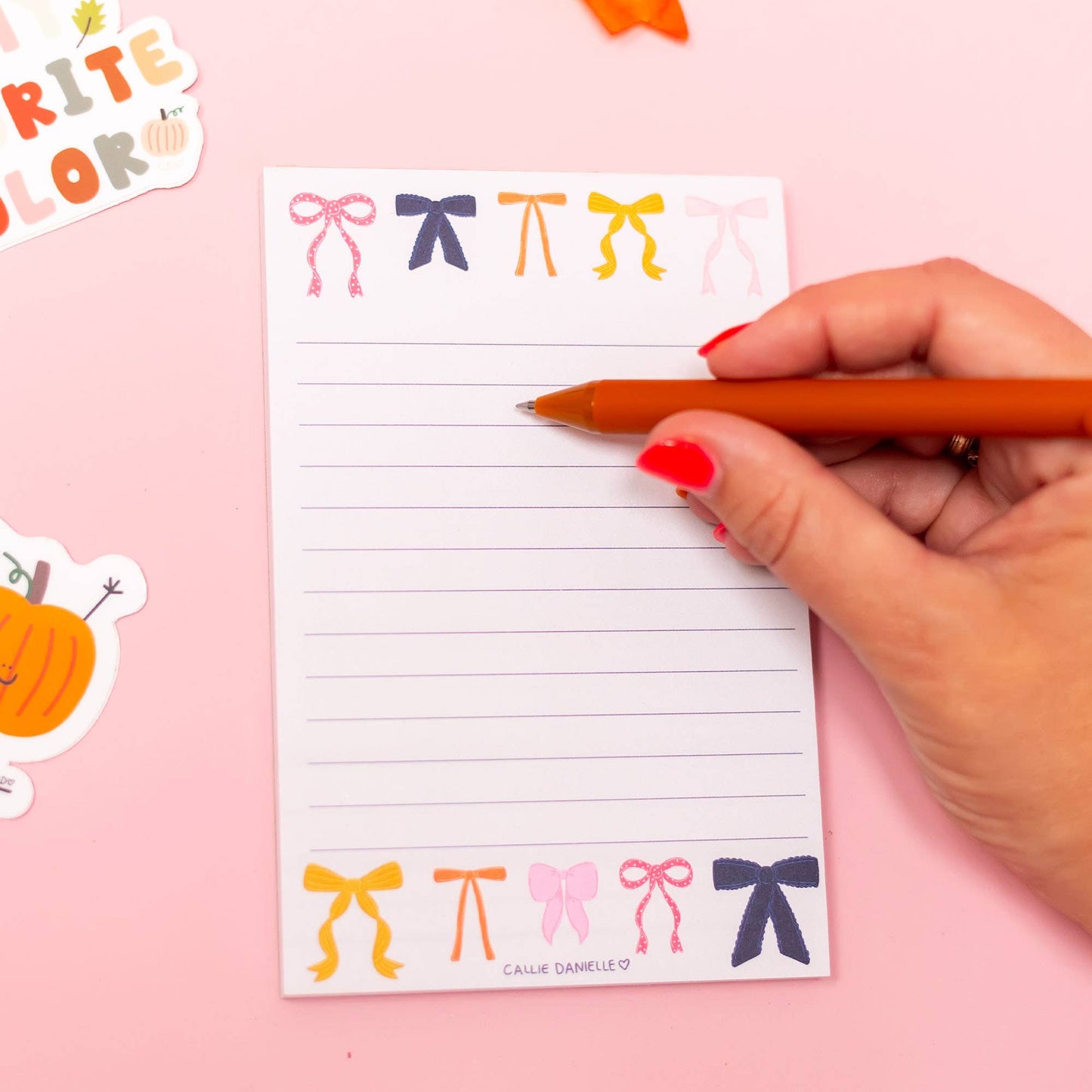 Coquette Bows Notepad