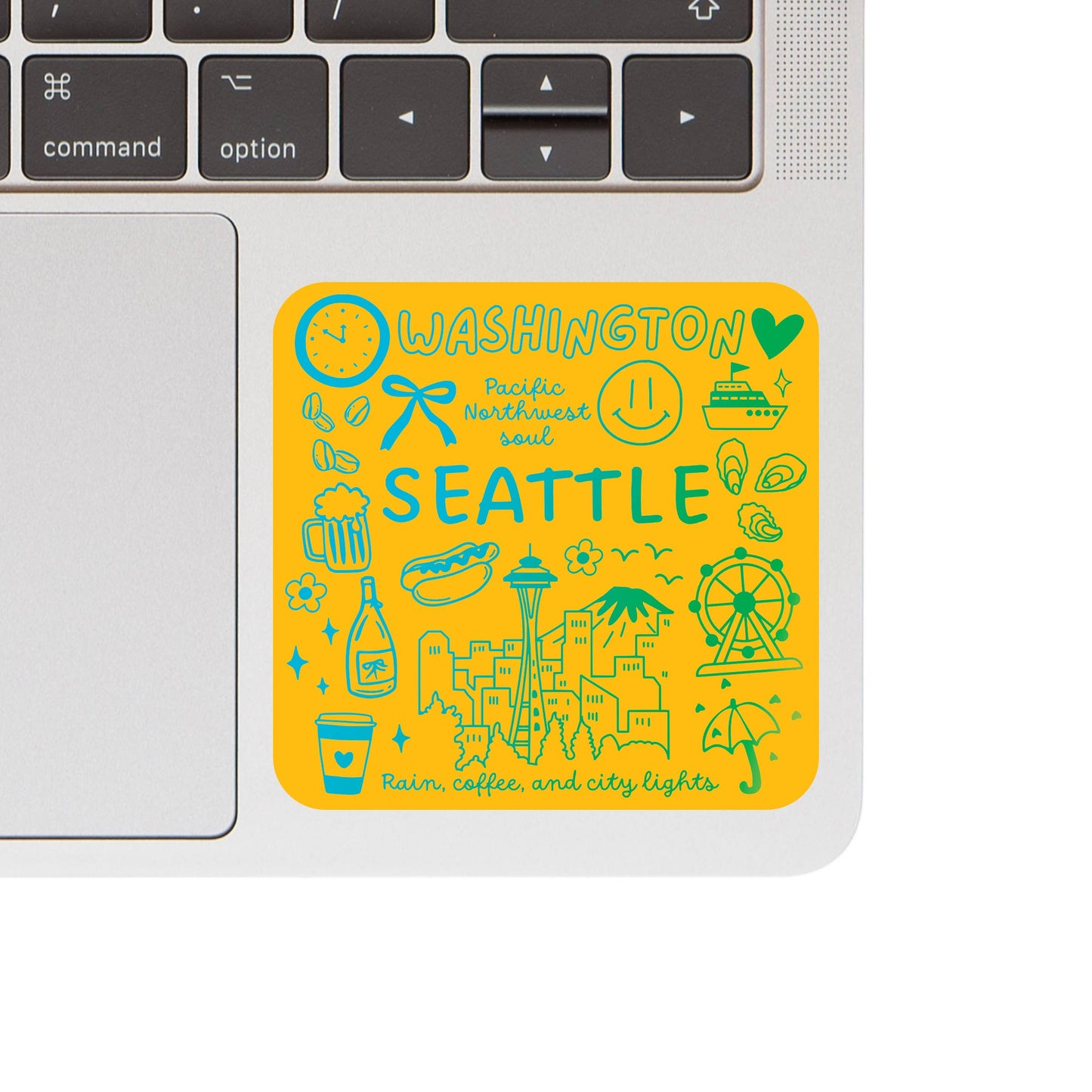 Washington WA Pacific NW Seattle High Quality Vinyl Sticker