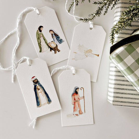 Assorted Nativity Christmas Gift Tags