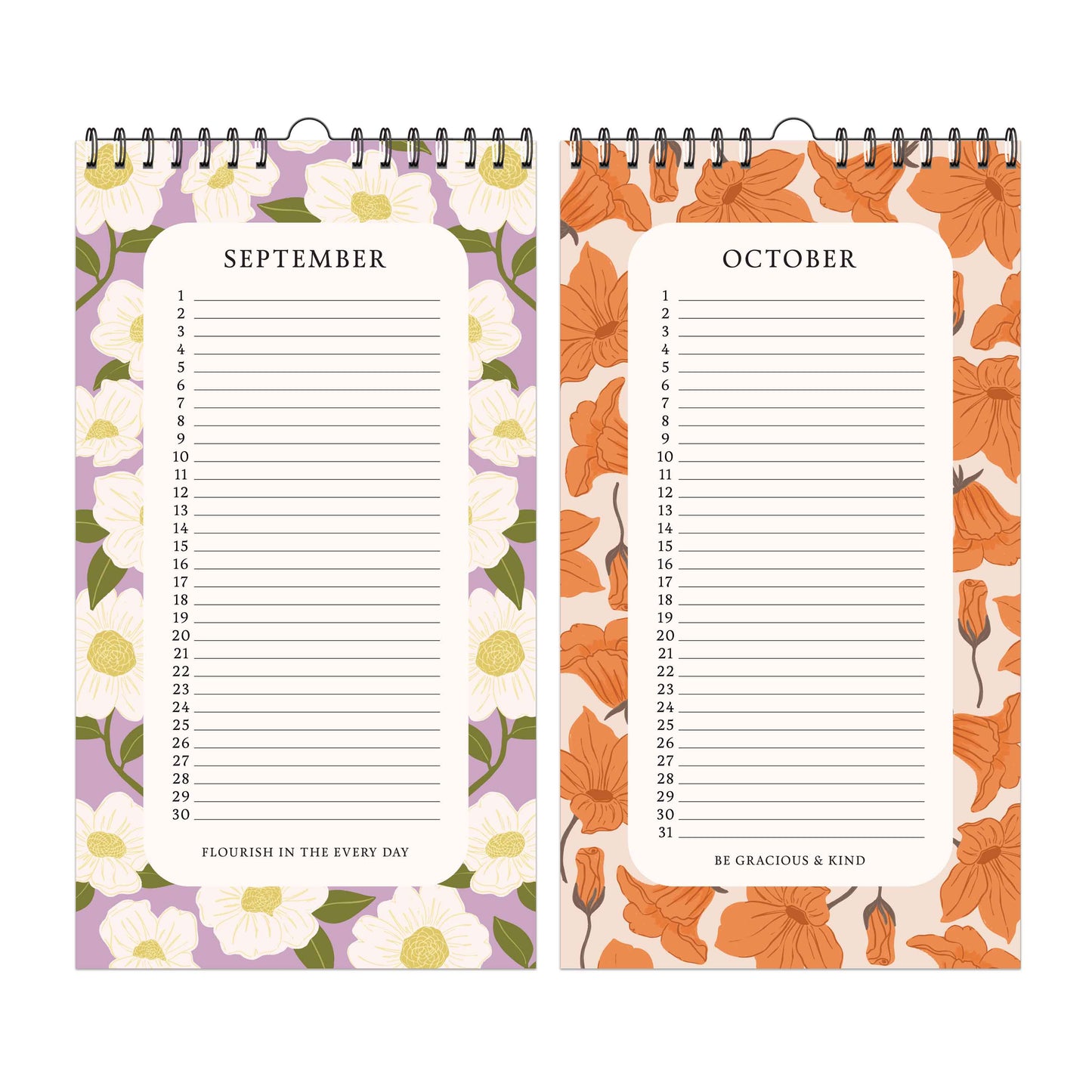 The Flower Garden Celebrations 12-Month Perpetual Calendar