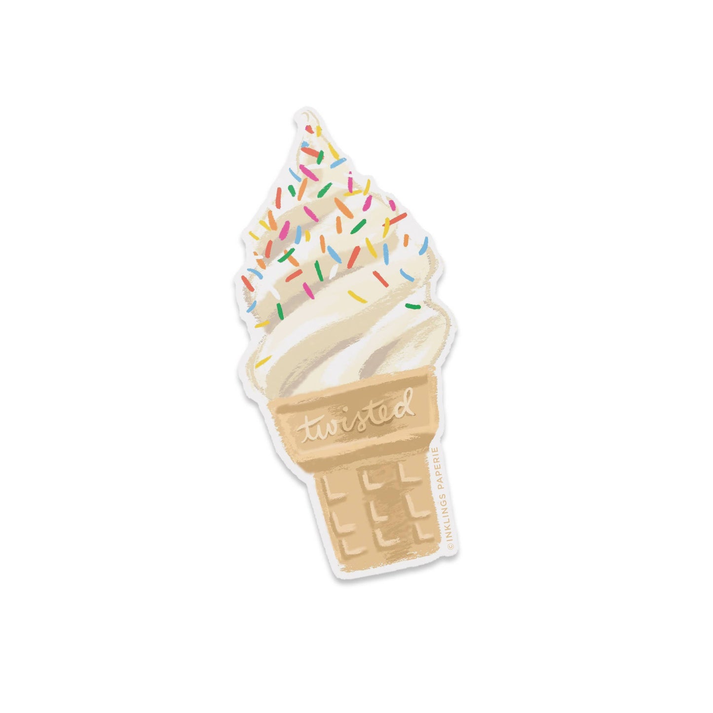 Vinyl Sticker - Twisted Ice Cream