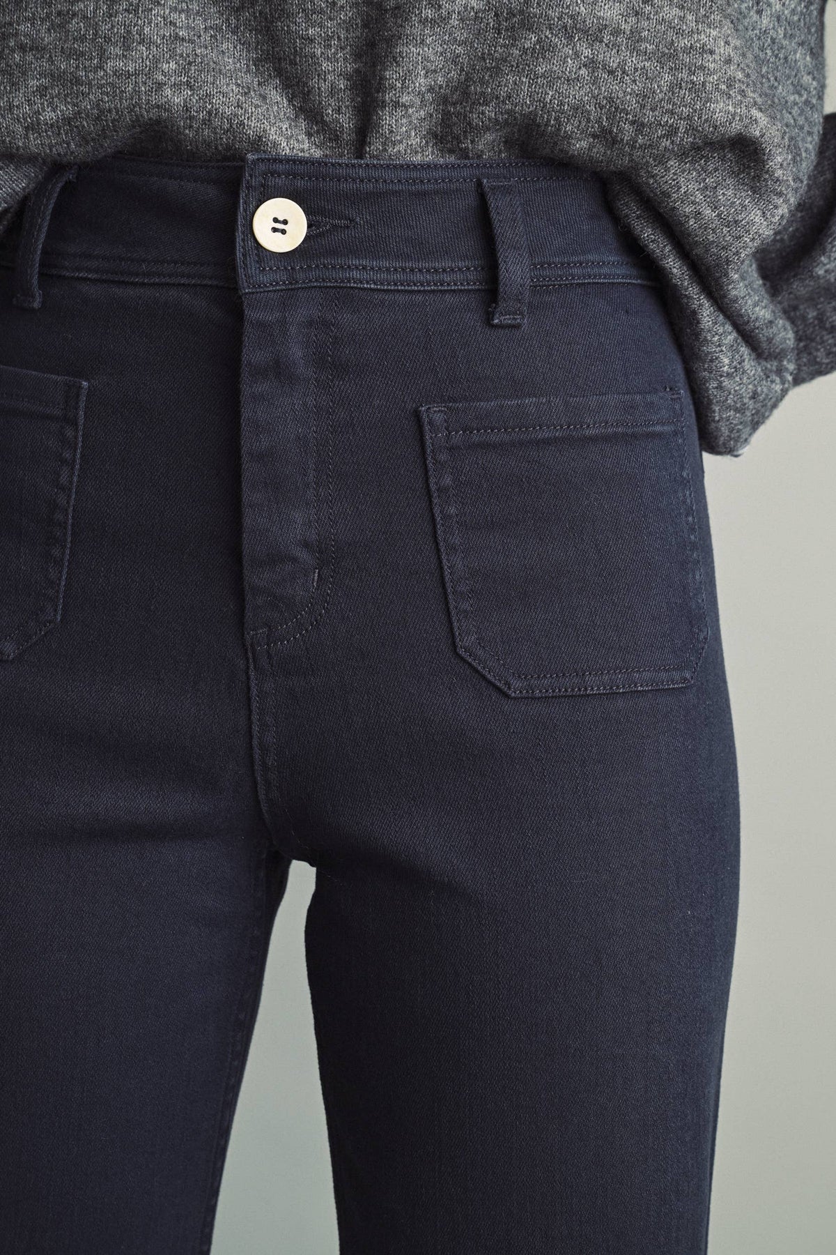 Vintage Navy Patch Pocket Pants