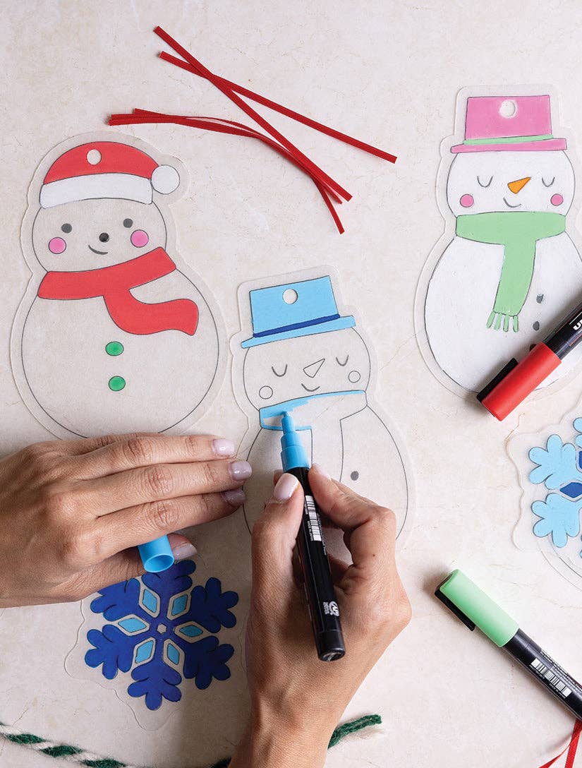 Christmas Icons Shrinkable Ornaments