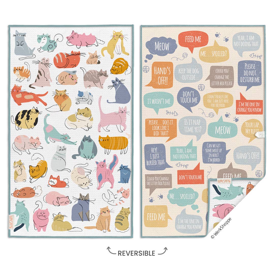 If Cats Could Talk Kitchen Towel