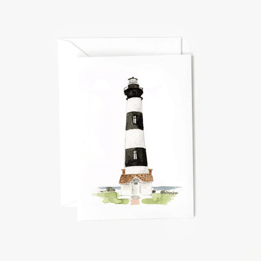 Lighthouse mini enclosure notecard