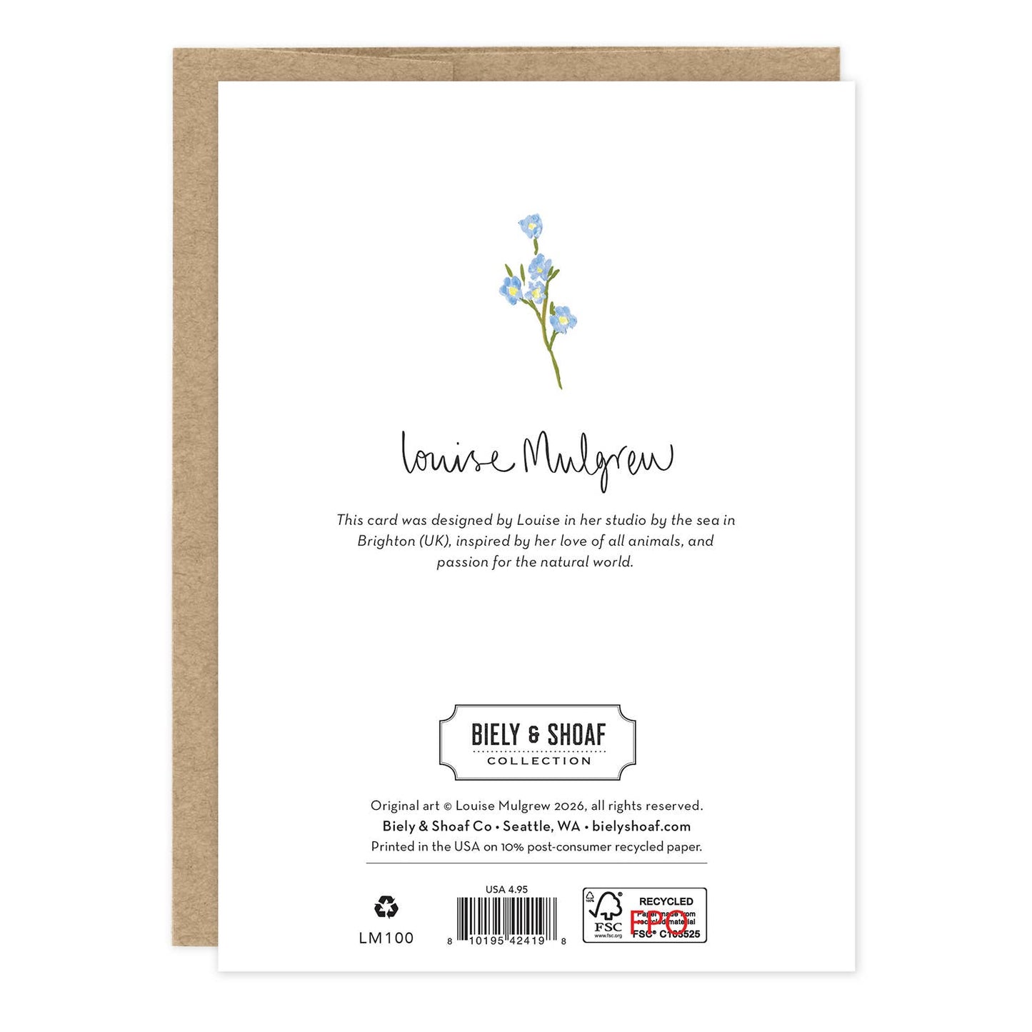 Pressed Flowers Birthday Card
