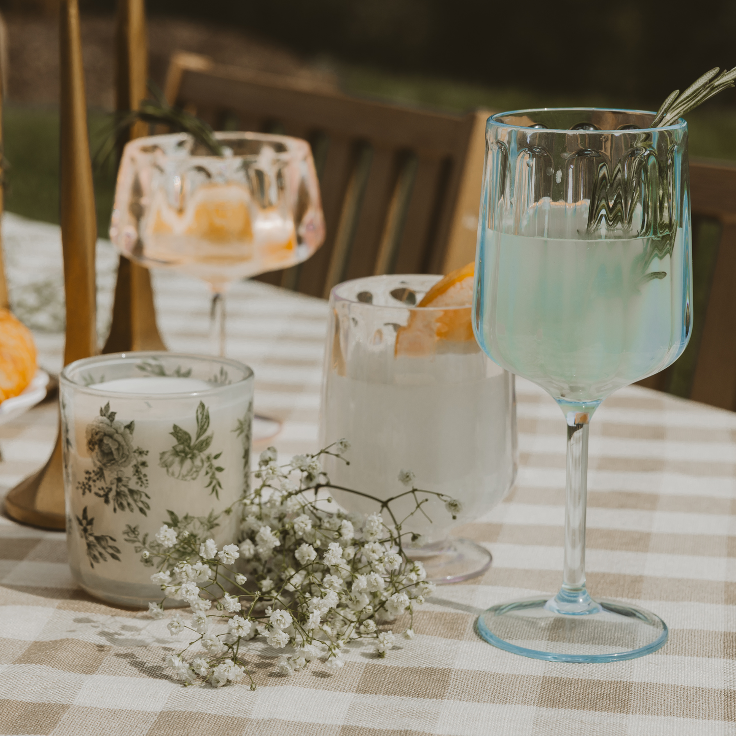 Outdoor Plastic Wine Drinkware - Home Decor