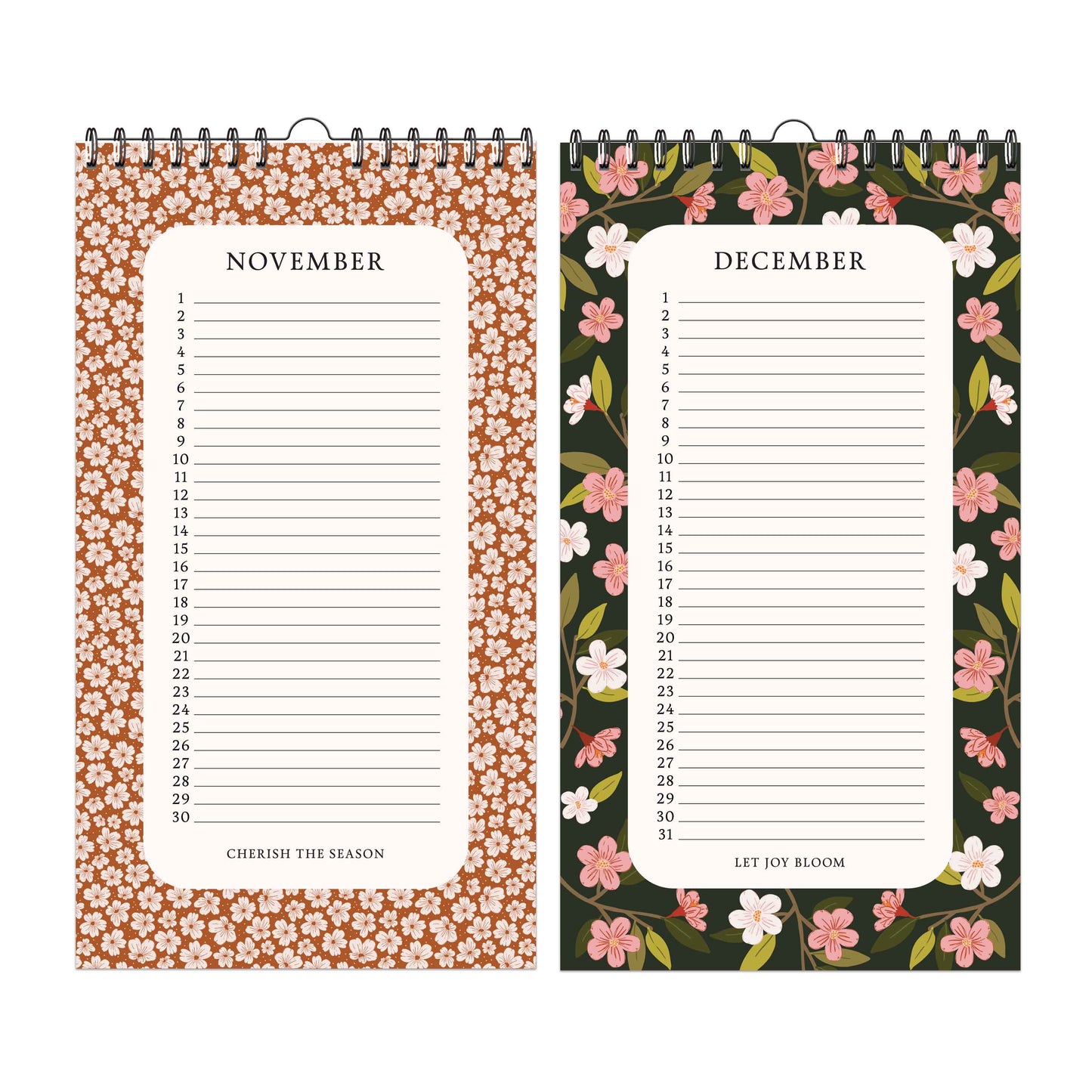 The Flower Garden Celebrations 12-Month Perpetual Calendar