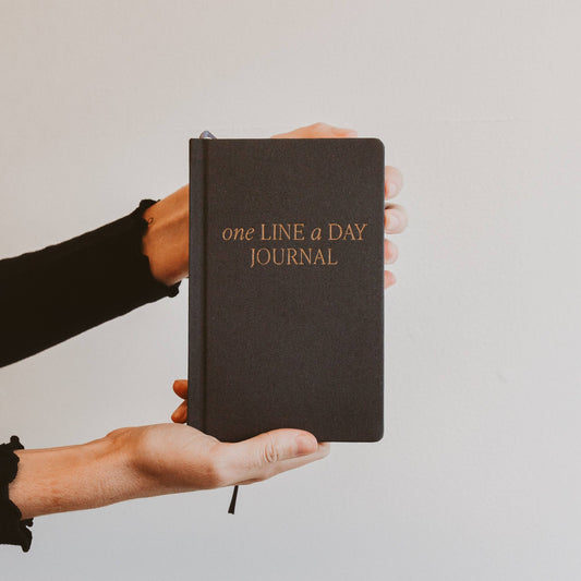 One Line A Day Journal Charcoal