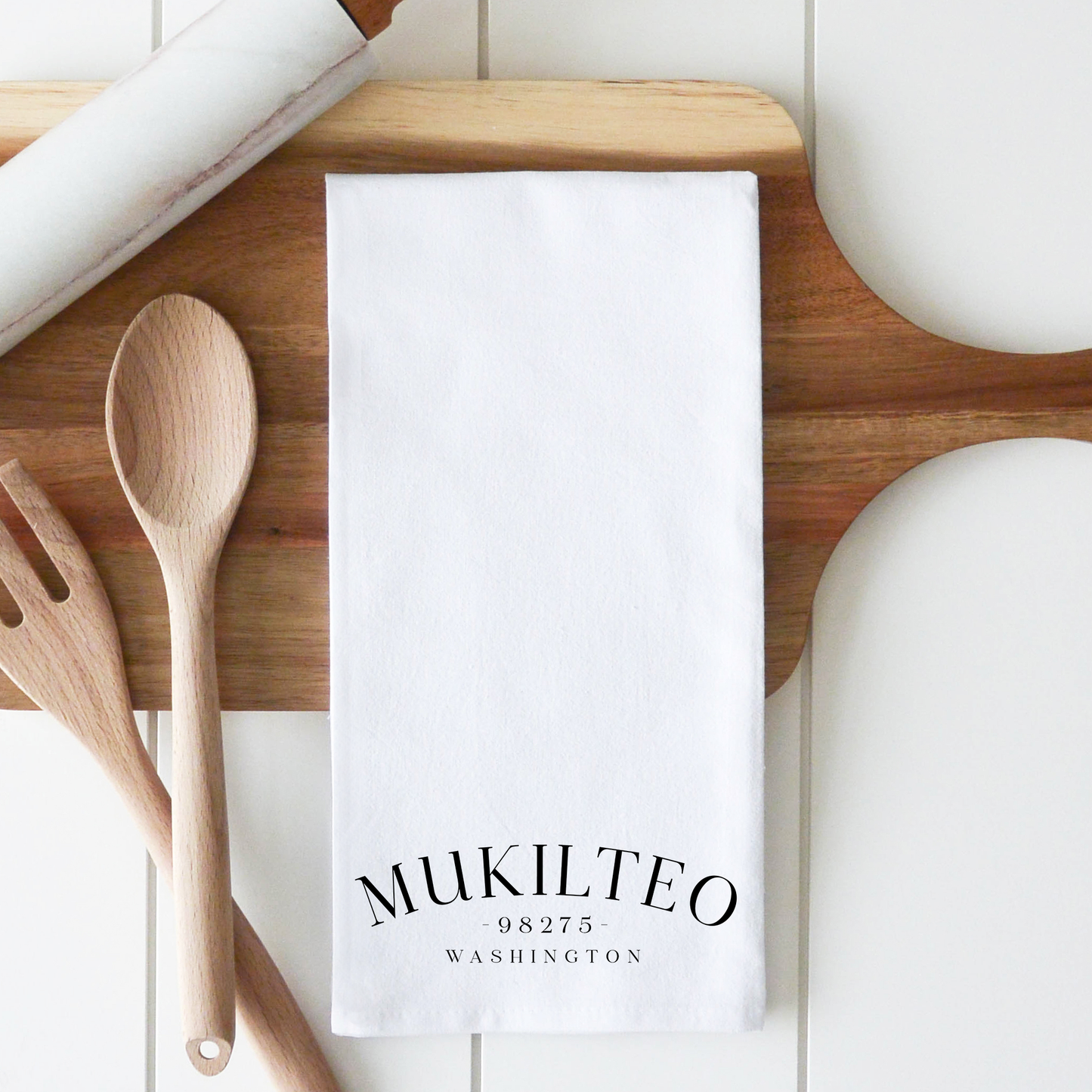 Custom GIG HARBOR Tea Towel