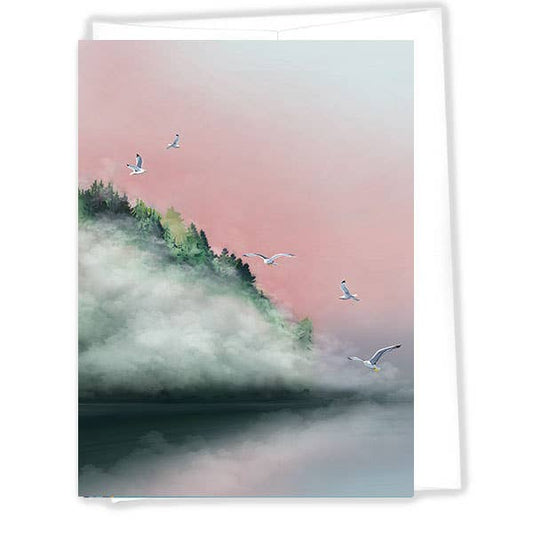Harbor Seagulls Card