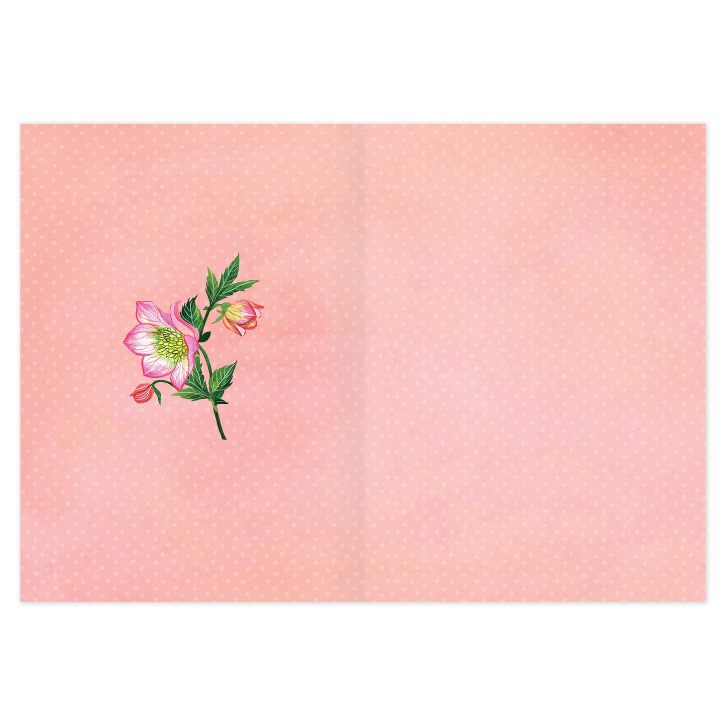 Hellebore Bouquet Thank You Card