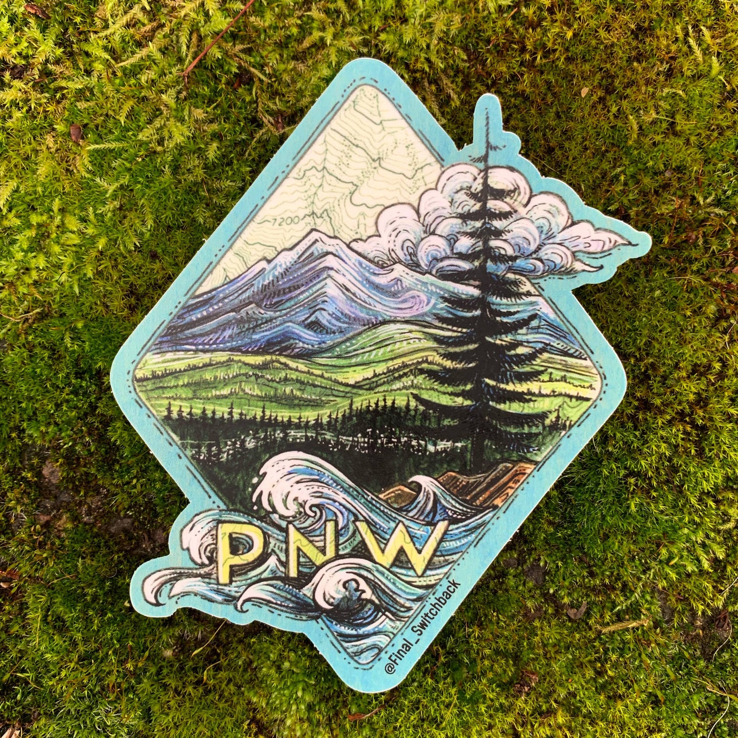 PNW Vinyl Sticker