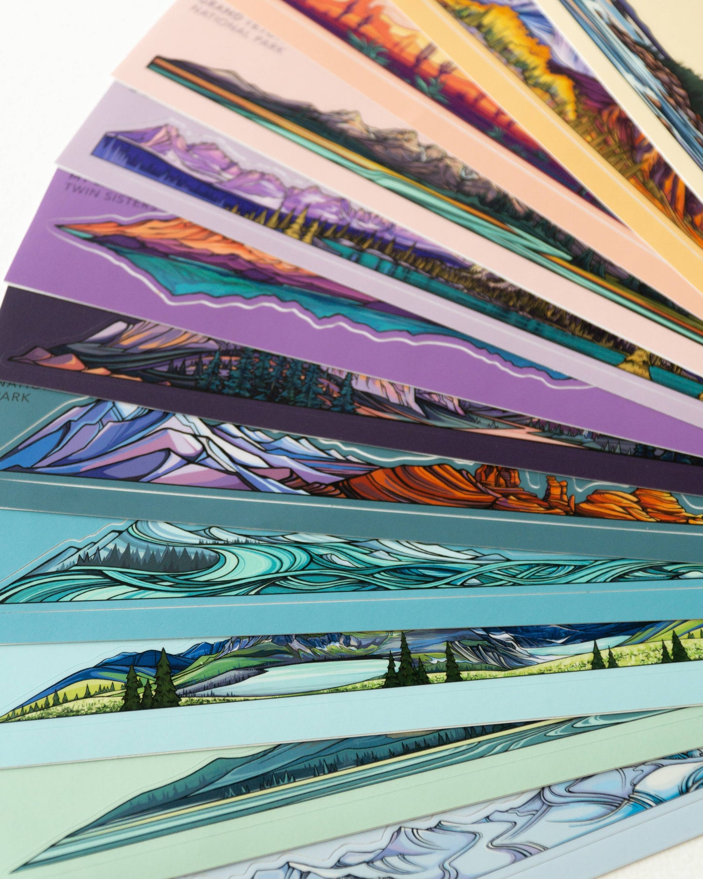 Puget Sound & Olympics Miniscape Sticker