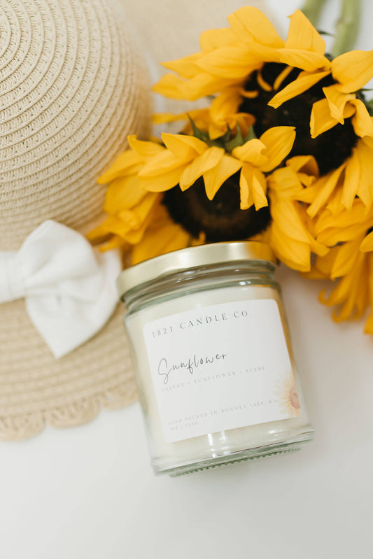 Sunflower 7oz Soy Blend Summer Scented Candle