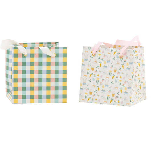 Easter Icons/ Plaid Mini Gift Bag Set of 6