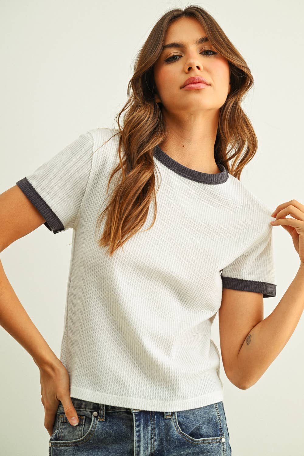 Waffle Ringer Tee