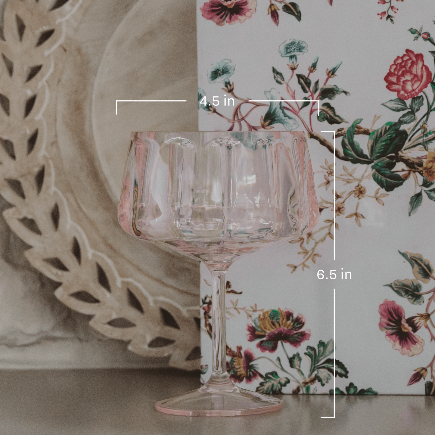 Outdoor Plastic Coupe Drinkware - Home Decor