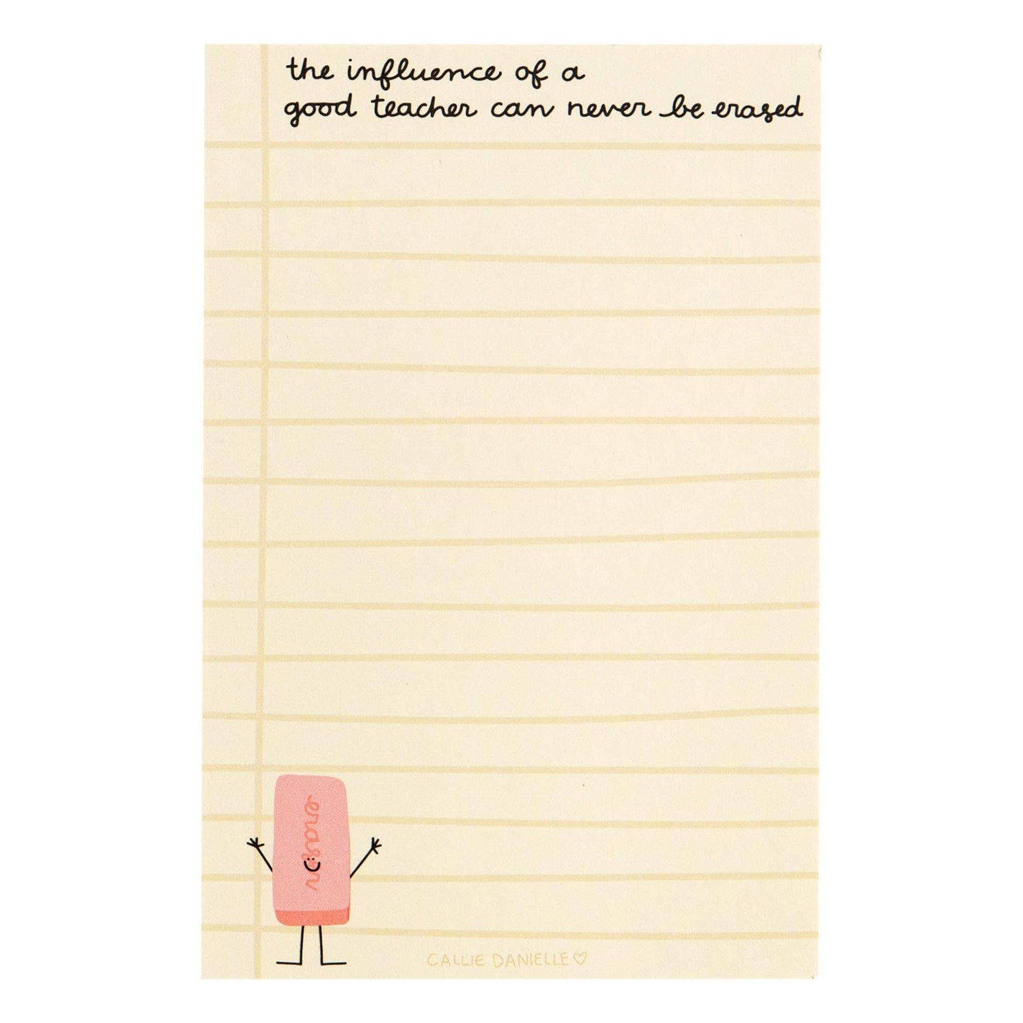 Influence Of A Good Teacher Notepad