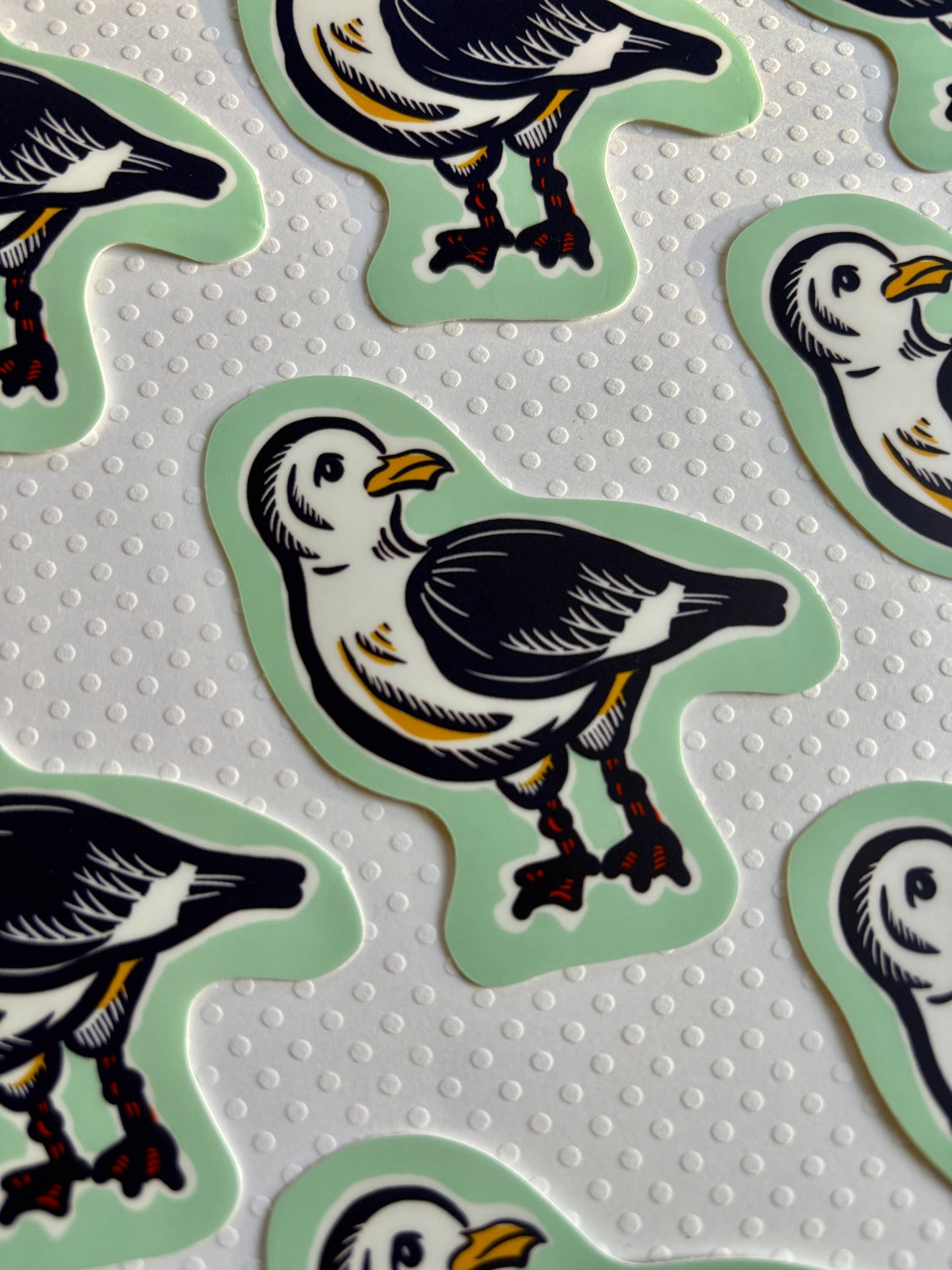 Seagull Sticker, Beach Sticker, Gull Sticker, Sea, Birds