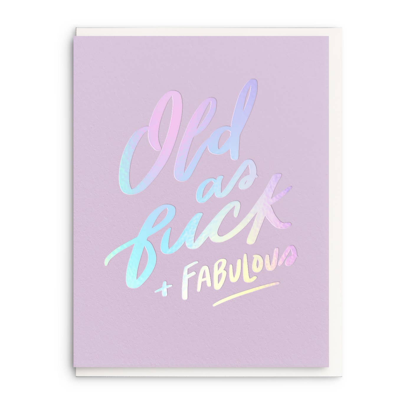 Old AF + Fabulous Birthday Card