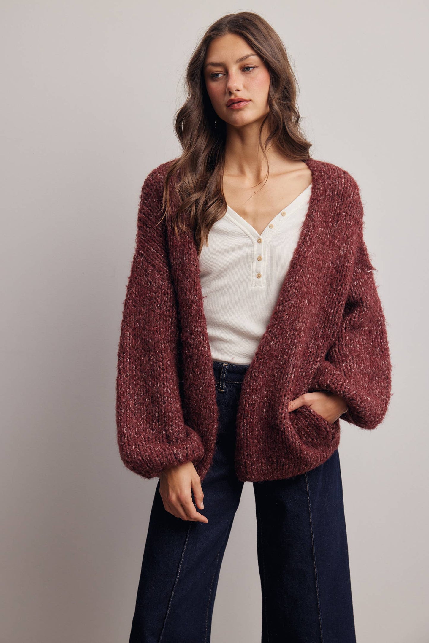 Chunky Soft Touch Knit Cardigan