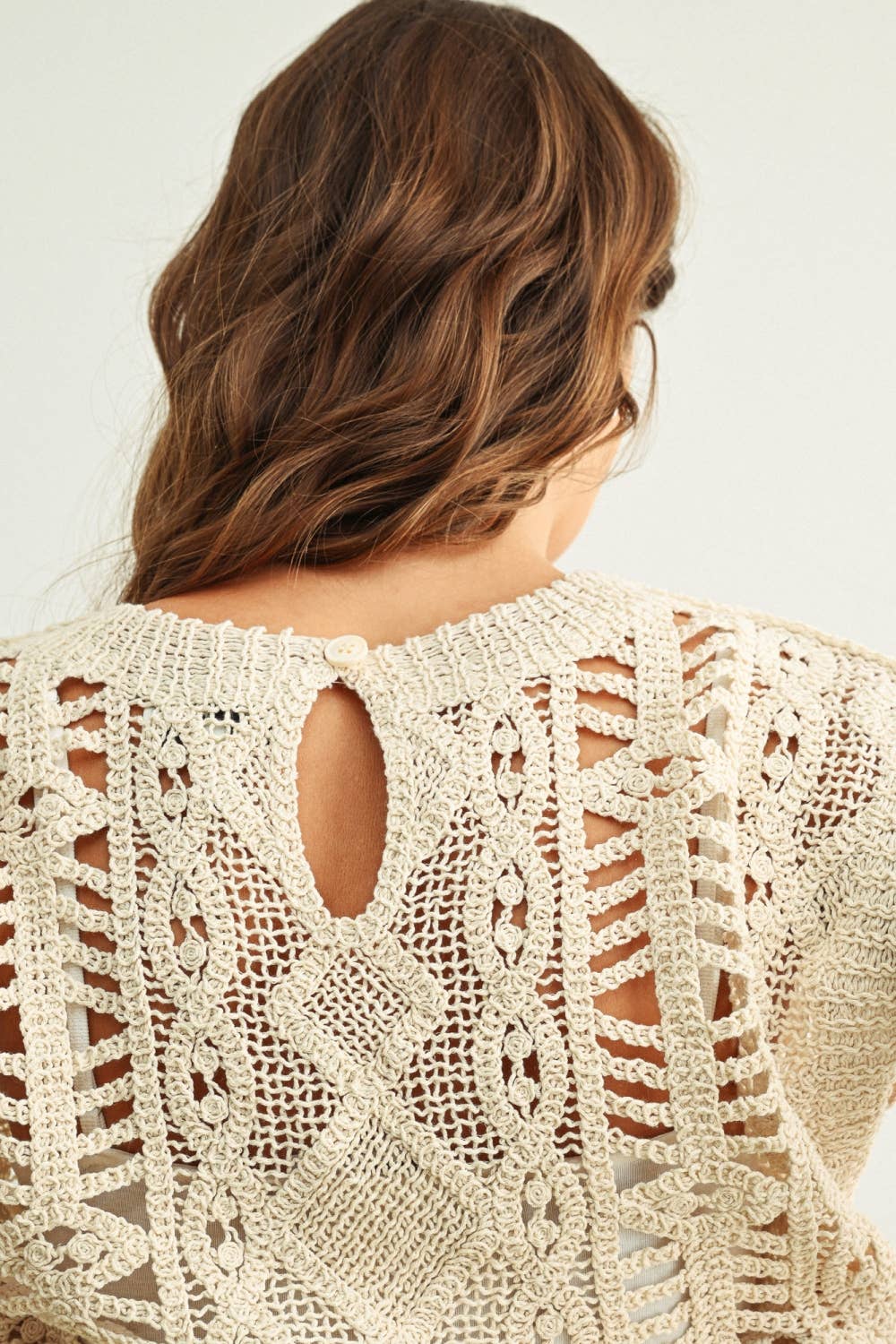 Crochet Knitted Top