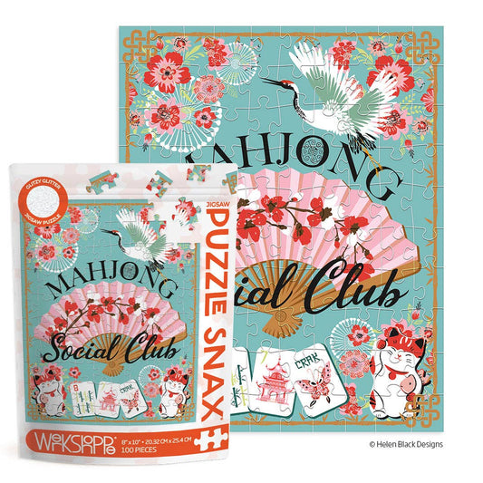 Mahjong 100-Piece Puzzle Snax