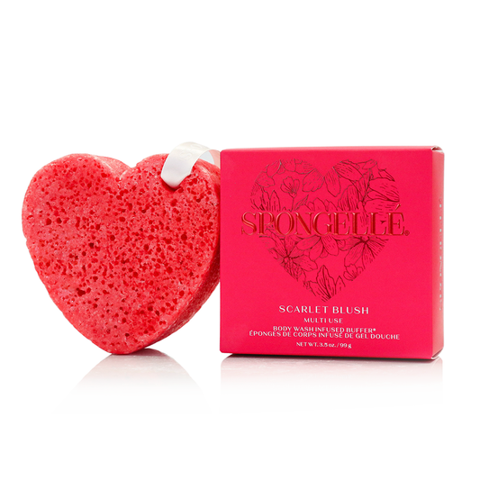 Scarlet Blush Heart Buffer Body Wash