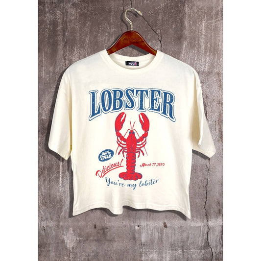 You're My Lobster Crop Tee