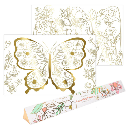 Butterfly Colouring Posters