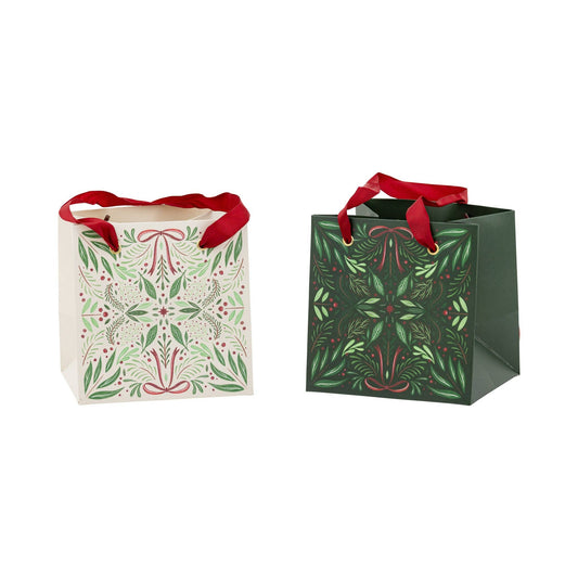 Folk Christmas Gift Bag