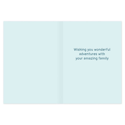 Narwhal Welcome To The World Baby Card