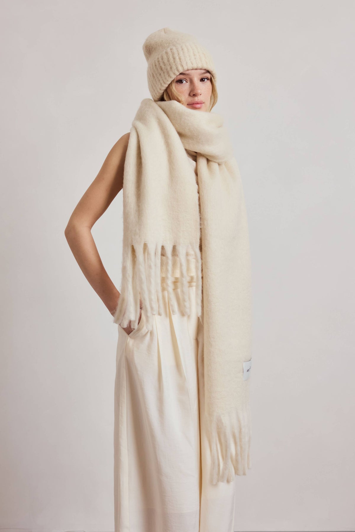 Pebble Beige Reykjavik Scarf