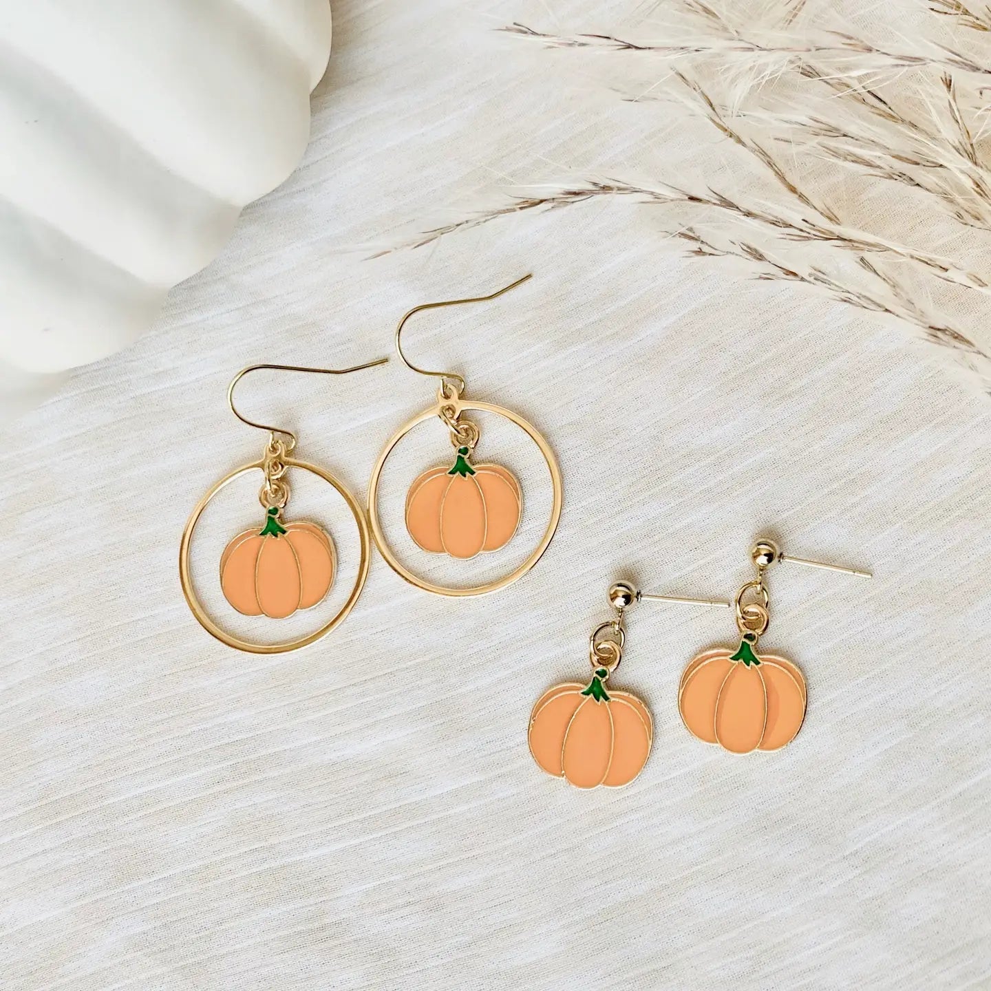 Pumpkin Earrings