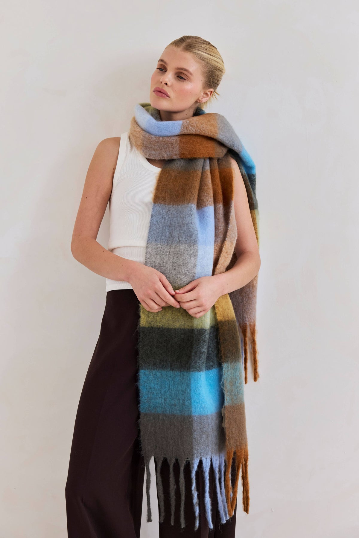 Blue Orange Reykjavik Scarf