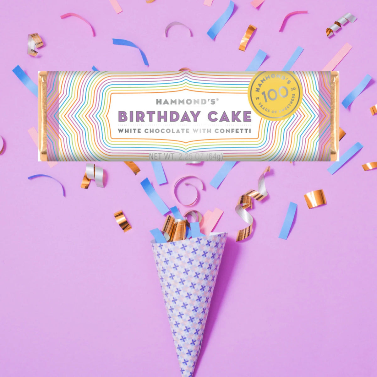 Birthday Cake White Chocolate Bar