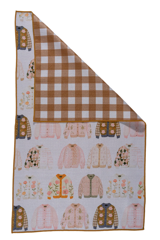 Cozy Cardigan Tea Towel