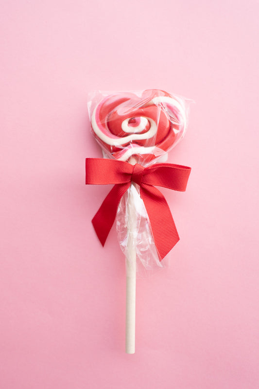 Strawberry Shortcake Heart Lollipop - 1oz