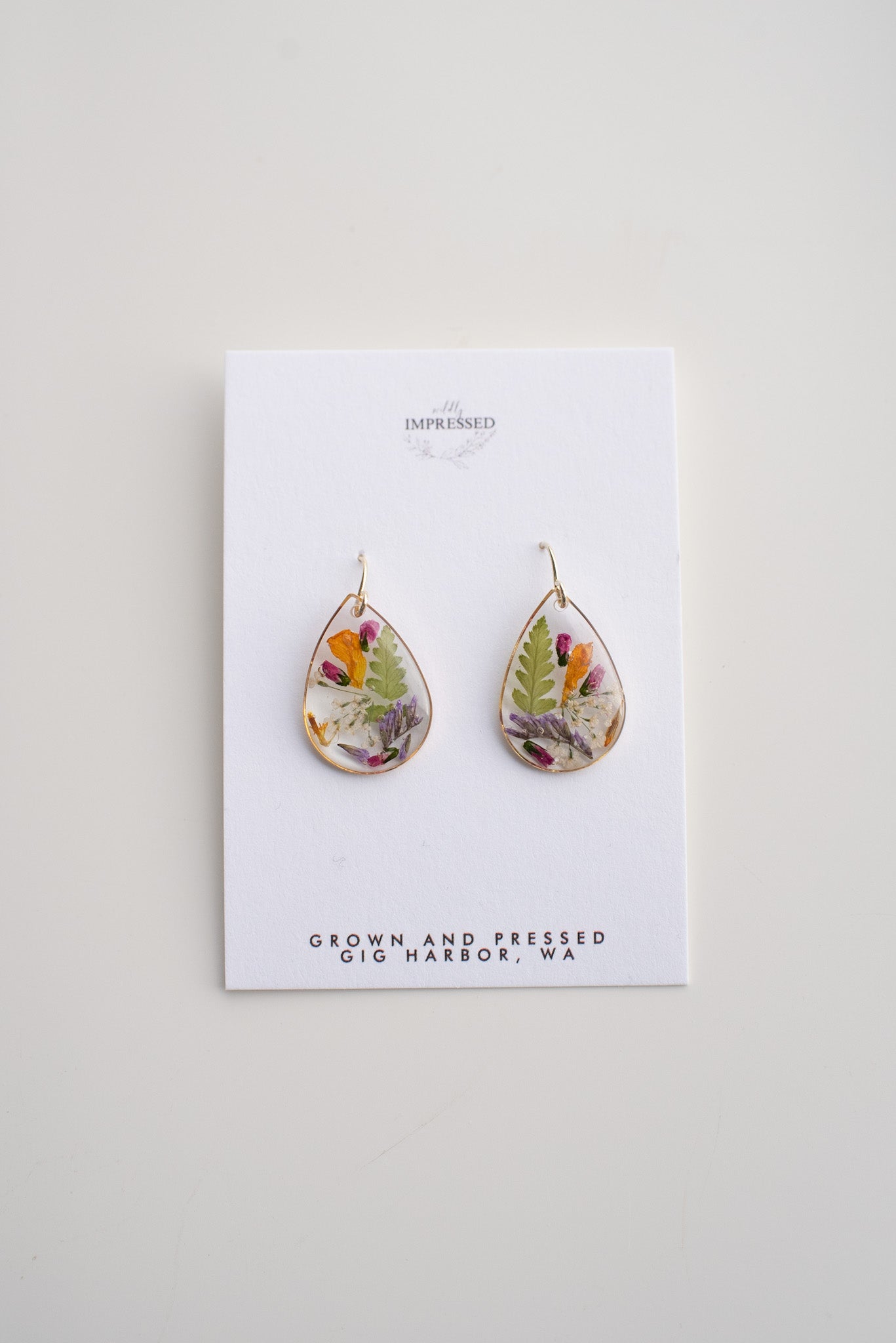 Pressed Resin Earring