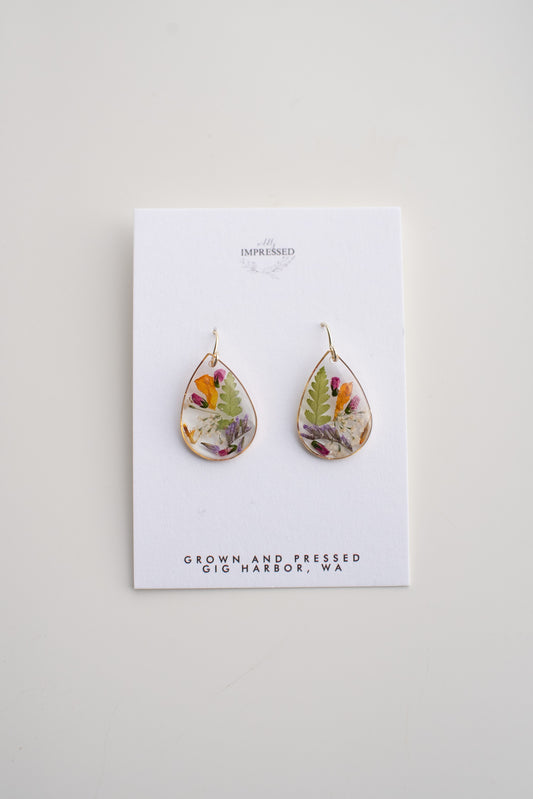 Pressed Resin Earring