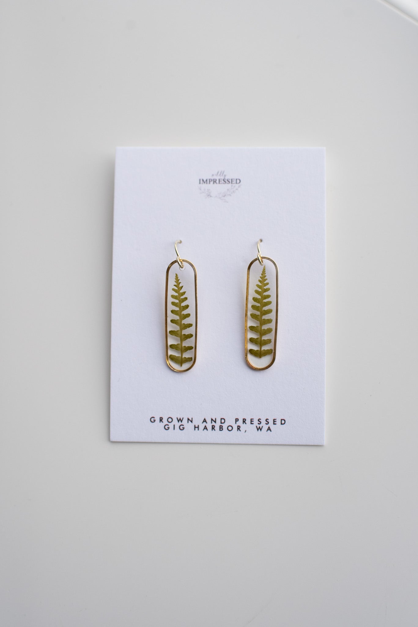 Pressed Resin Earring