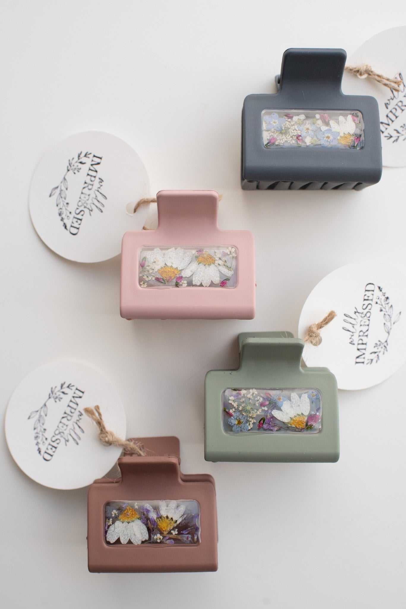 Pressed Resin Hair Clip