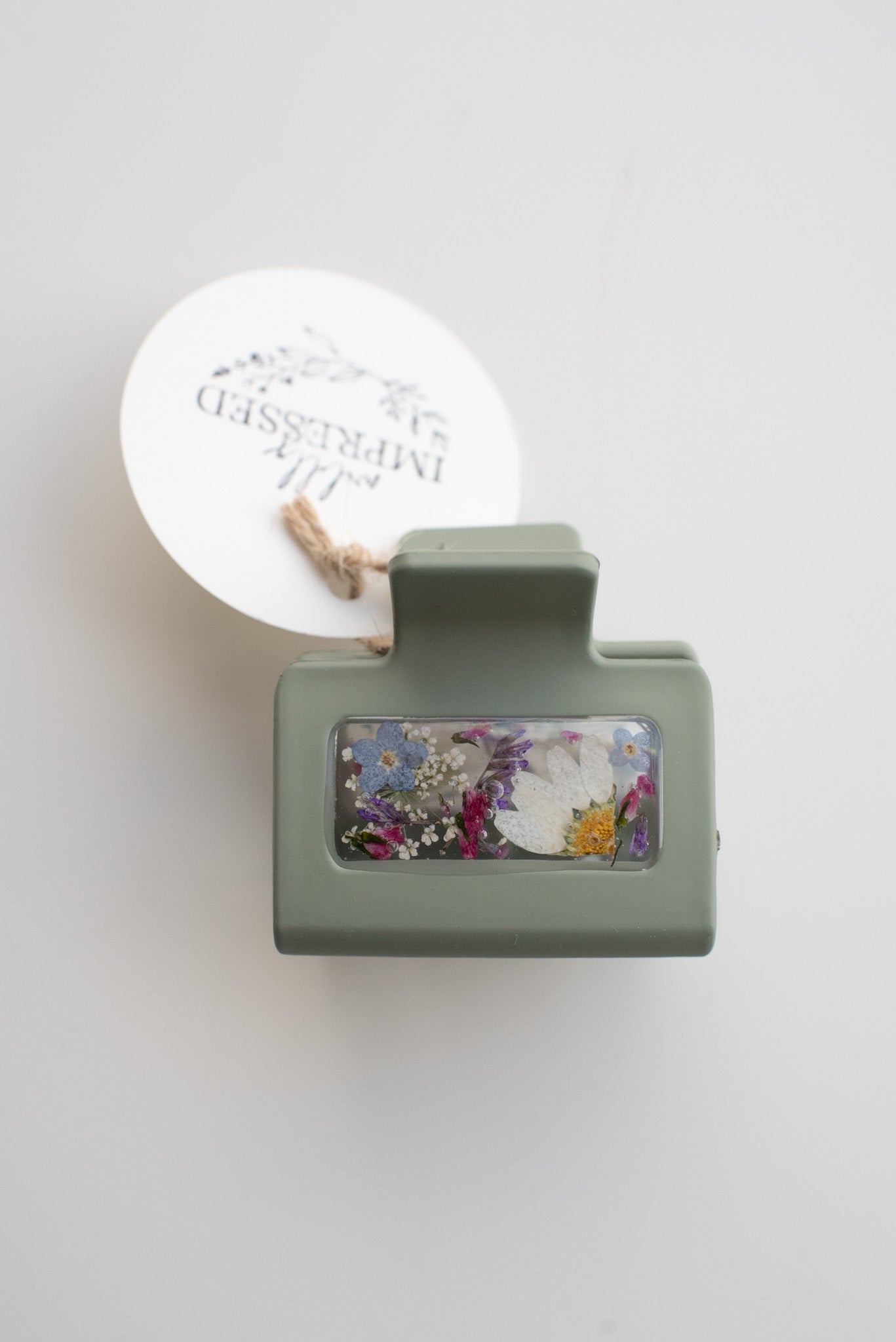 Pressed Resin Hair Clip