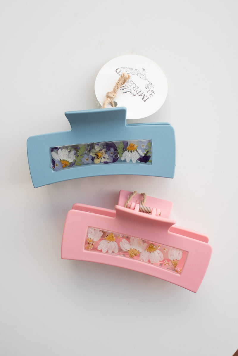 Pressed Resin Hair Clip