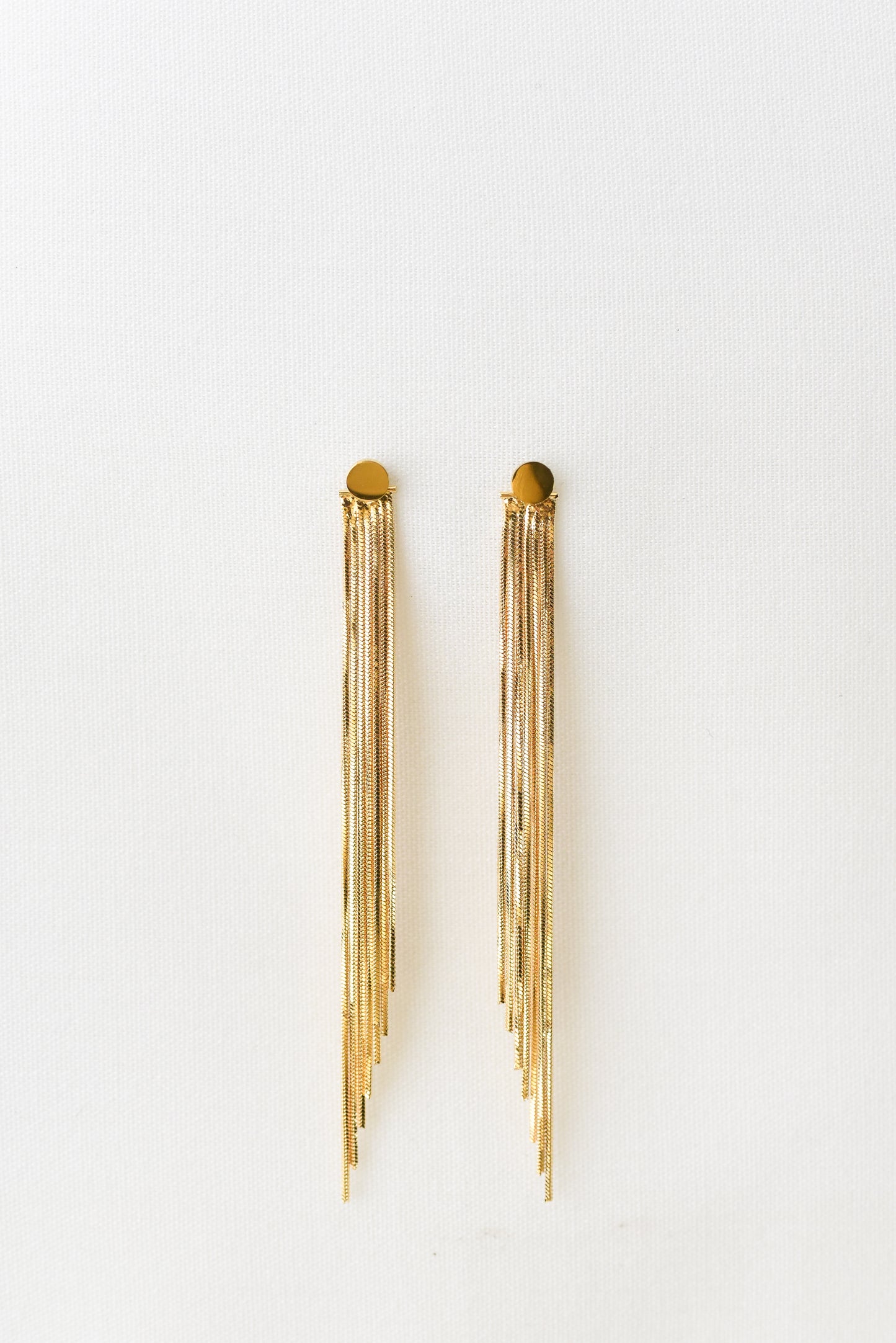 Kristin Tapered Fringe Drop Earring Duo